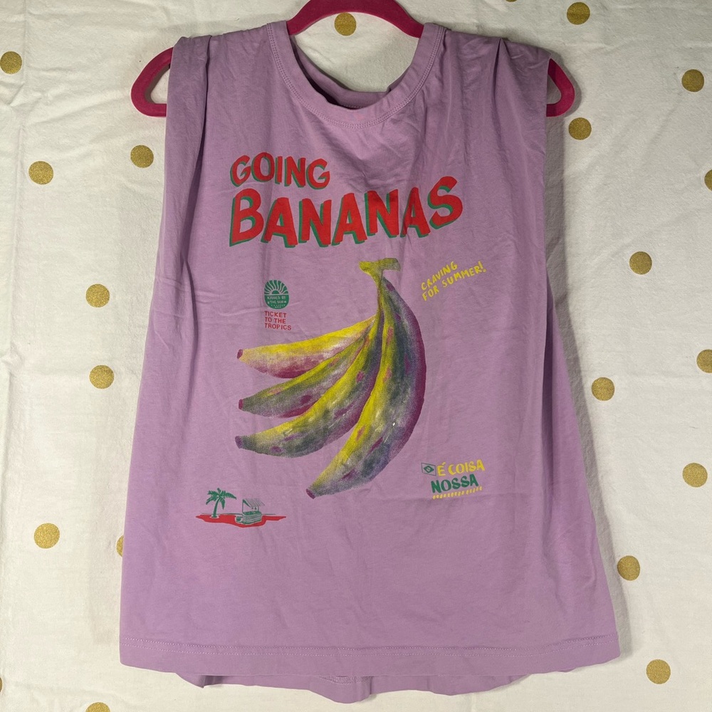 Farm Rio GOING BANANAS MUSCLE TEE
